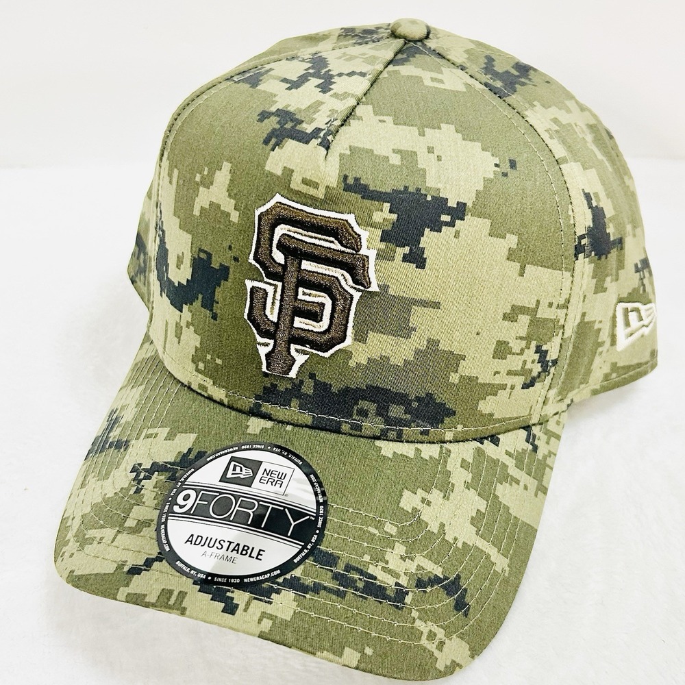 New Era San Francisco Giants Digital Camo Baseball Cap in Olive Green